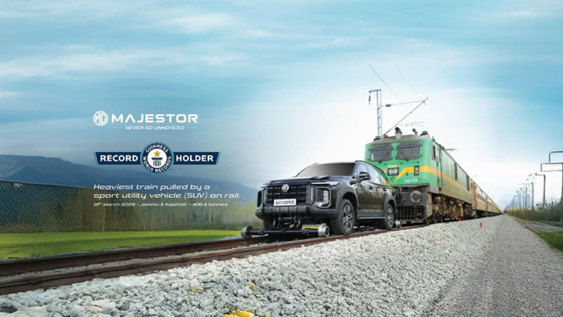 majestor guinness record for pulling train