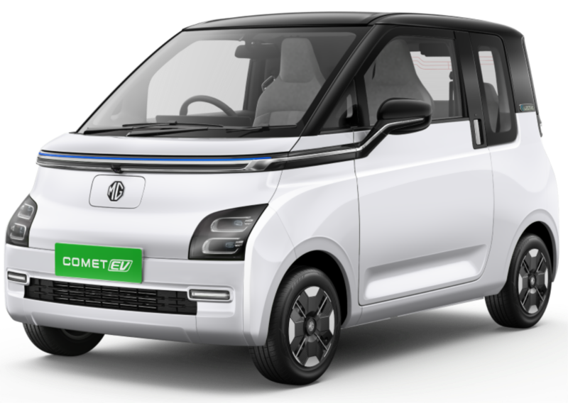 MG Comet EV White & Black