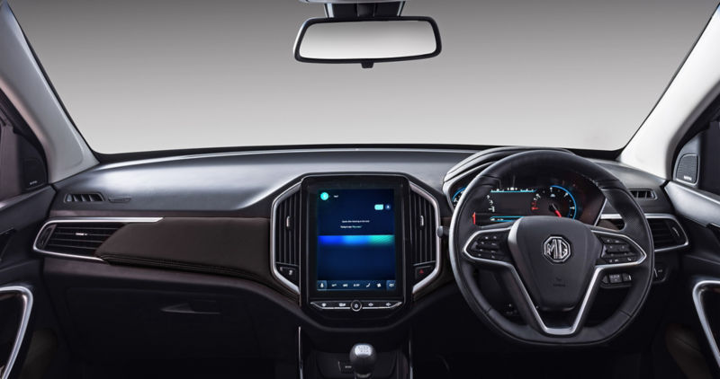 MG hector interior 6 speed manual transmission ima