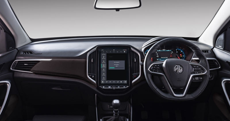 MG hector interior 6 speed manual transmission ima