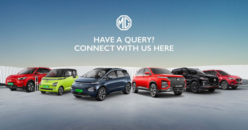 MG Motor Contact us