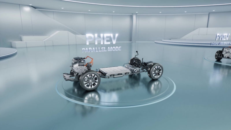 MG Adapt Parallel Mode – combined engine and motor power